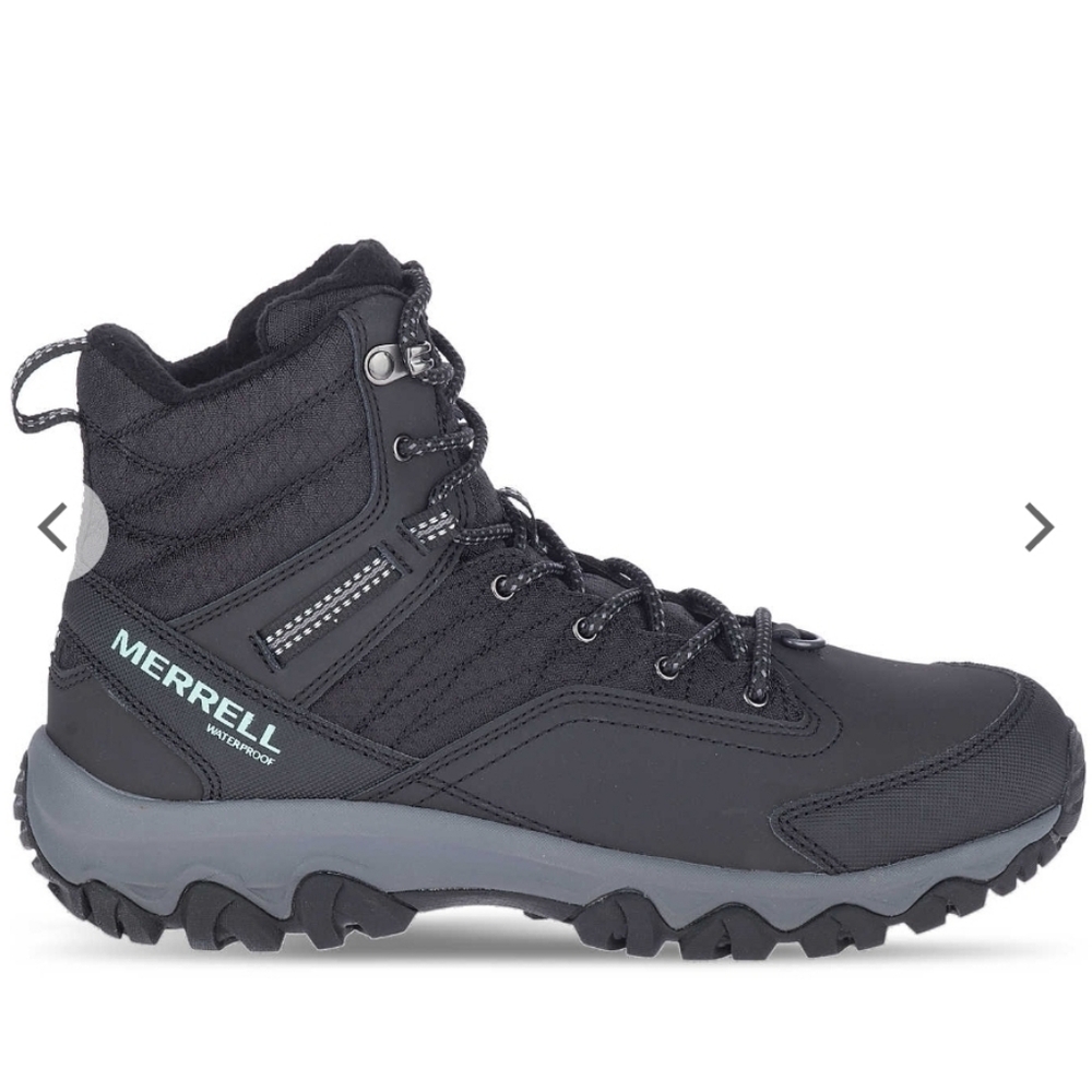 Like New Merrell Black Winter Hiking Boots Size 9